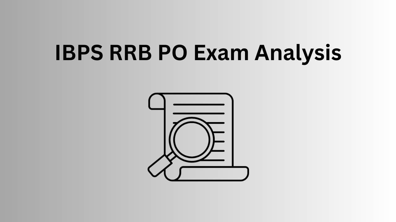 Ibps Rrb Po Prelims Exam Analysis Th August Shift