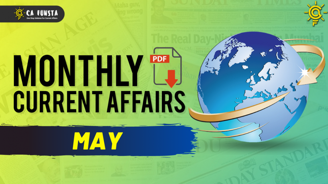 May Month Current Affairs PDF 2020 - CA Funsta | Daily Current Affairs ...