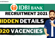 IDBI Bank Recruitment of Executives on contract – 2021