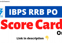 IBPS RRB PO Prelims Score Card 2021: OUT | Check Here IBPS RRB Score card