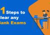 11 Steps to Clear any Bank Exam | Tips from Ms.Savithri SBI JA 2021