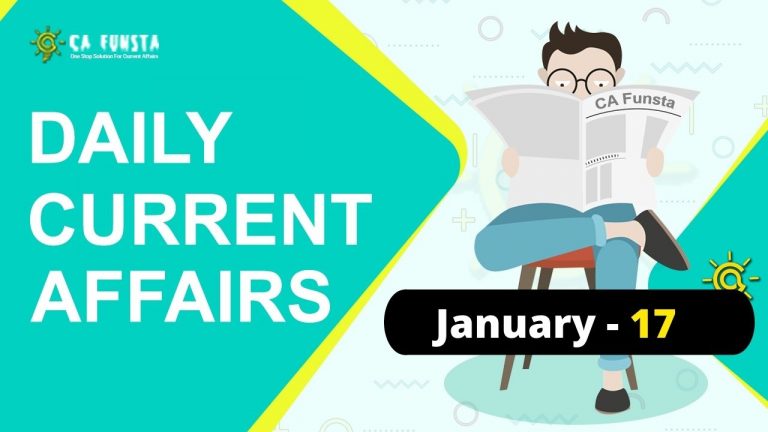 Daily Current Affairs January 17: Check Here