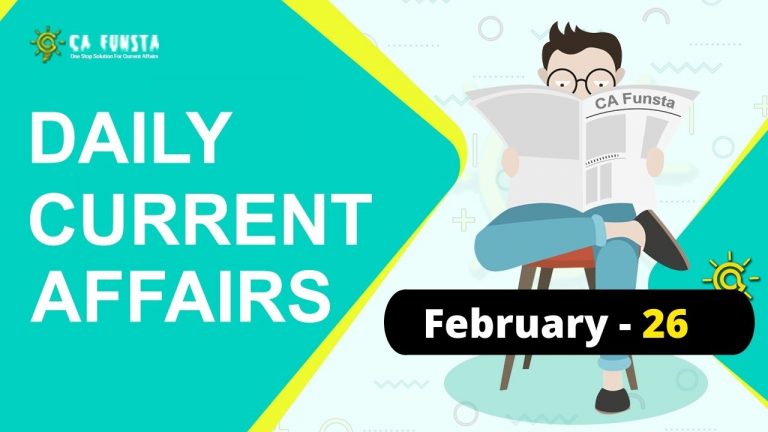 Daily Current Affairs February 26: Check Here