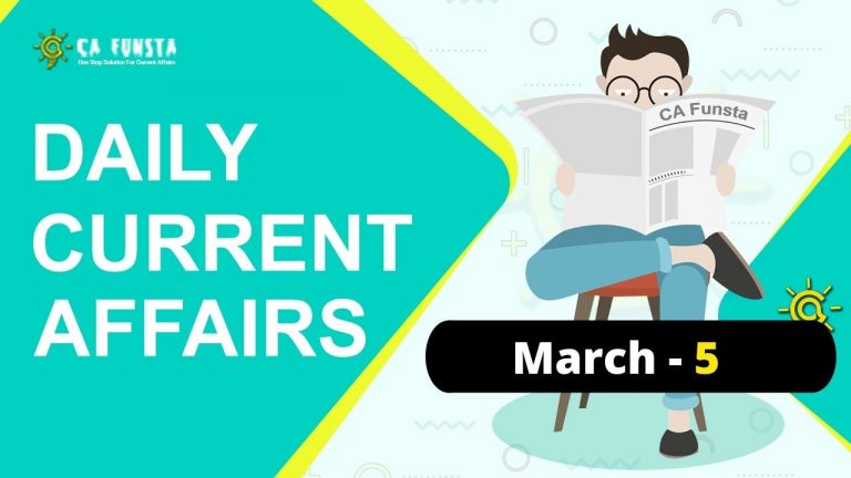 Daily Current Affairs March 05: Check Here