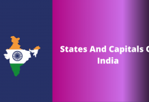 In India How Many States And Union Territories Are There? States And Capitals Of India