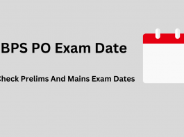IBPS PO Exam Date