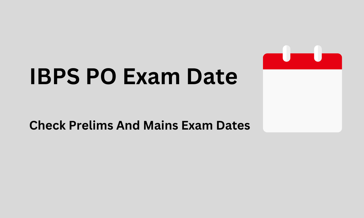 Ibps Po Mains Exam Date Notification Know Details