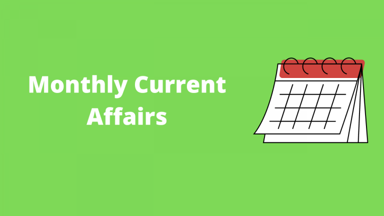 Monthly Current Affairs