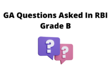 GA Questions Asked In RBI Grade B Phase 1 Exam 2023: Memory Based General Awareness Questions GA Questions Asked In RBI Grade B