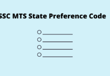 SSC MTS State Preference Code List 2023 PDF: Check City Code List SSC MTS State preference code