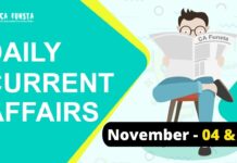 Daily Current Affairs November 04&05: Check Here Daily Current Affairs November 04 & 05