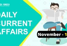 Daily Current Affairs November 01: Check Here Daily Current Affairs November 1