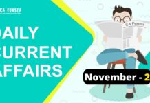 Daily Current Affairs November 02: Check Here Daily Current Affairs November 2