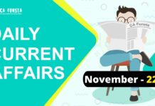 Daily Current Affairs November 22: Check Here Daily Current Affairs November 22