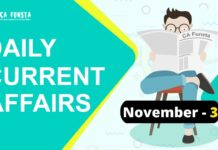Daily Current Affairs November 03: Check Here Daily Current Affairs November 3