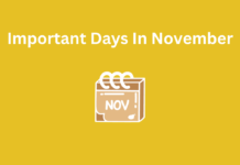 Important Days In November 2023 PDF: National And International Significant Days Important days in november