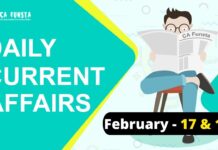 Daily Current Affairs February 17 & 18: Check Here Daily Current Affairs February 17 & 18