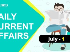 Daily Current Affairs July 1