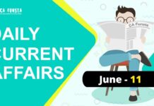 Daily Current Affairs June 11: Check Here Daily Current Affairs June 11