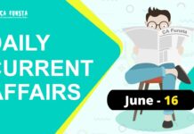 Daily Current Affairs June 16: Check Here Daily Current Affairs June 16
