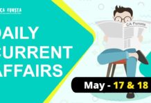 Daily Current Affairs May 17 & 18: Check Here Daily Current Affairs May 17 & 18