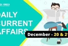 Daily Current Affairs December 20 & 21 2025: Check Here Daily Current Affairs December 20 & 21