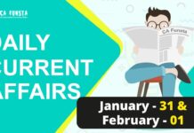 Daily Current Affairs January 31 & February 01 2026: Check Here Daily Current Affairs January 31 & February 01