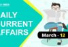Daily Current Affairs March 12