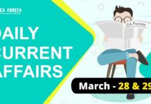 Daily Current Affairs 28 & 29 March 2026 | PDF Download | Bank Exams Daily Current Affairs March 28 & 29