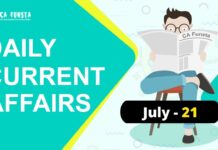 Daily Current Affairs 21 July 2026 | PDF Download | Bank Exams