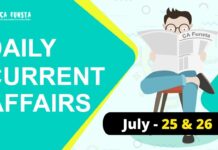 Daily Current Affairs 25 & 26 July 2026 | PDF Download | Bank Exams