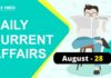 Daily Current Affairs August 28